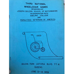 Poster for the third national wheelchair games