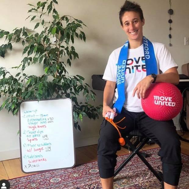 OnDemand White Female Instructor Poses