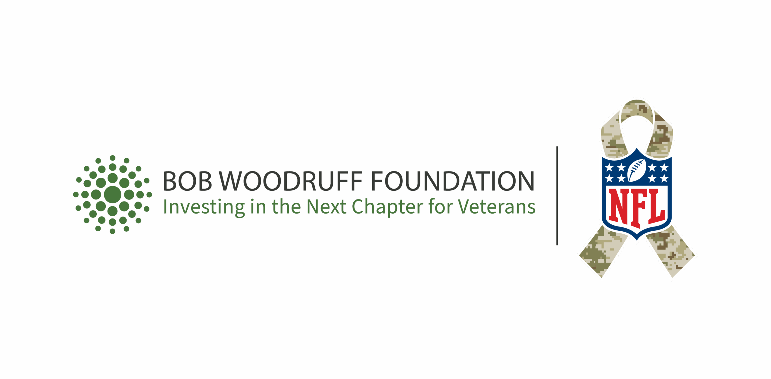 Bob Woodruff Foundation with NFL Salute to Service Logo